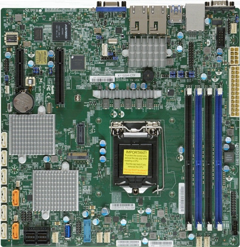 

Материнская плата mATX Supermicro MBD-X11SSH-CTF-O, MBD-X11SSH-CTF-O