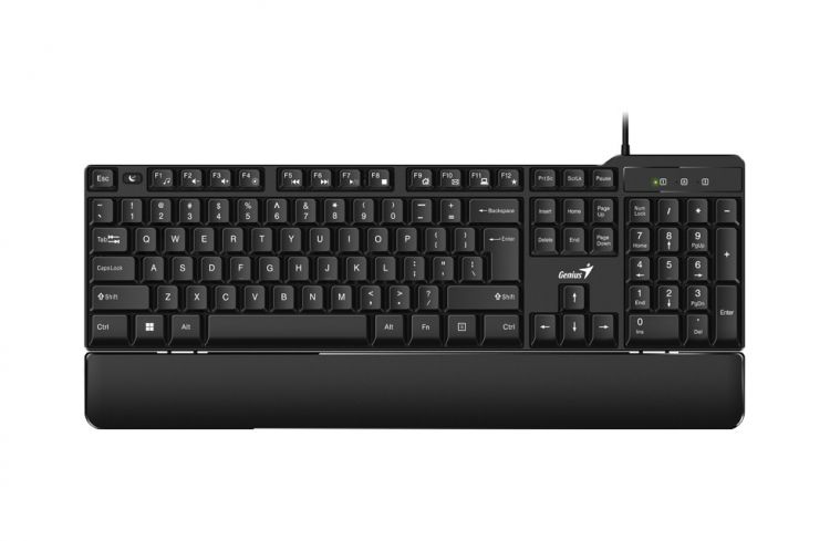 

Клавиатура Genius KB-100XP 31310050402 USB, BLACK. 104 клавиши + кнопка SmartGenius, кабель 1.5 м, KB-100XP