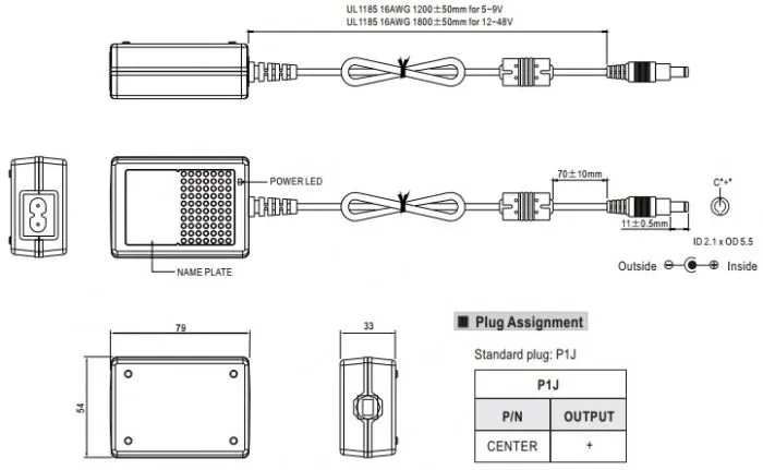 фото Mean Well GSM36B05-P1J