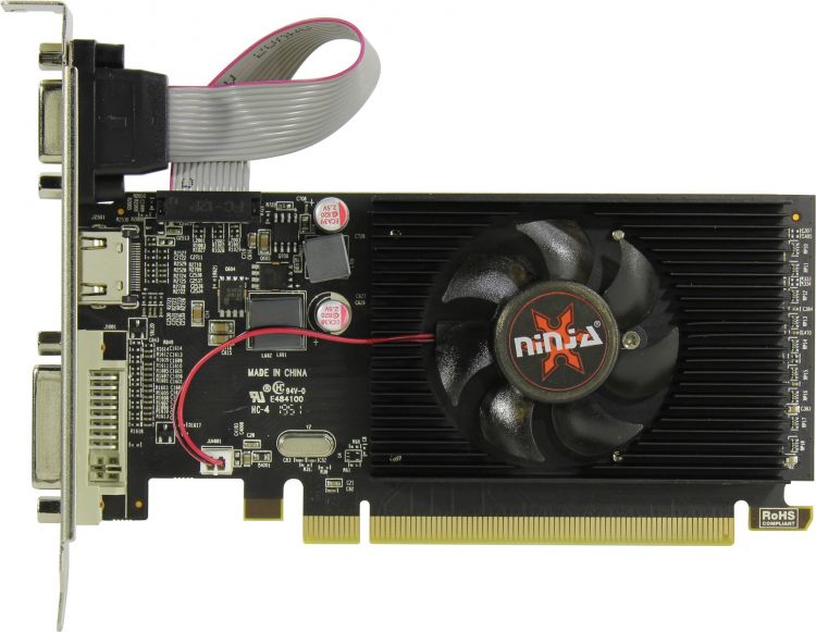 

Видеокарта PCI-E Sinotex Radeon R5 230 Ninja (AKR523023F) 2GB DDR3 64bit 40nm 625/1333MHz DVI/HDMI/CRT RTL, Radeon R5 230 Ninja (AKR523023F)