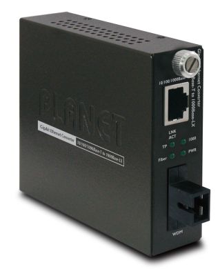 

Медиа-конвертер Planet GST-806A60 10/100/1000Base-T to 1000Base-LX(WDM) Smart Media Converter-TX:1310nm-60km, GST-806A60