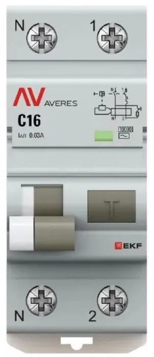 фото EKF rcbo10-1pn-16C-30-ac-av