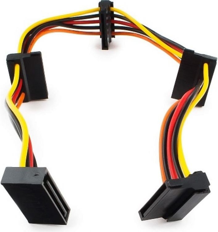 

Удлинитель Cablexpert CC-SATAMF-03 кабеля питания SATA, 4x15pin(M)/15pin(F), 40см, CC-SATAMF-03
