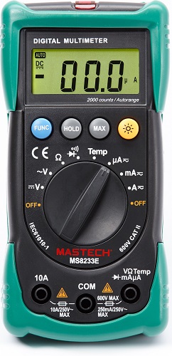 

Мультиметр Mastech 13-2013 Универсальный MS8233E, 13-2013