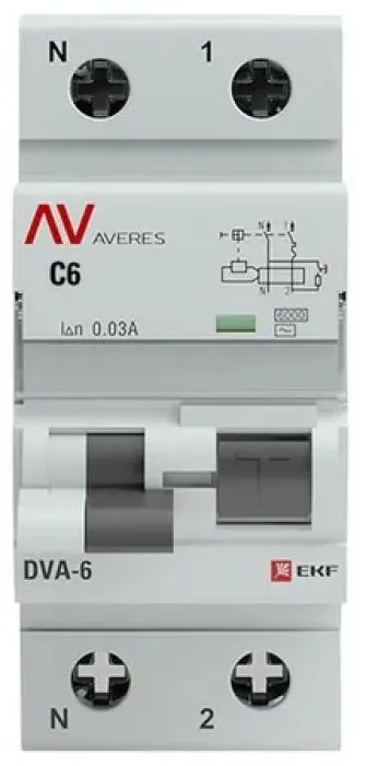 фото EKF rcbo6-1pn-6C-30-ac-av