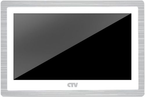 Видеодомофон CTV CTV-M4104AHD AHD/TVI/CVI/CVBS, 2 Мп, 10, автоответчик, слот microSD (до 32ГБ), встр. ист пит, белый