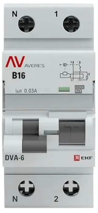 фото EKF rcbo6-1pn-16B-30-a-av