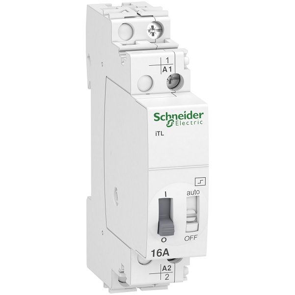 Реле Schneider Electric A9C30811 Acti 9 iTL импульсное 16A 1НО 230В АС 110В DC