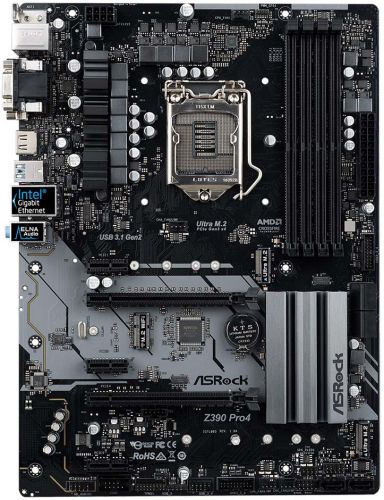 Материнская плата ATX ASRock Z390 PRO4