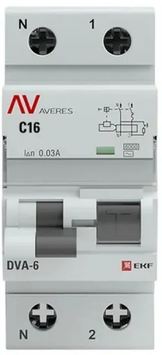 фото EKF rcbo6-1pn-16C-30-ac-av