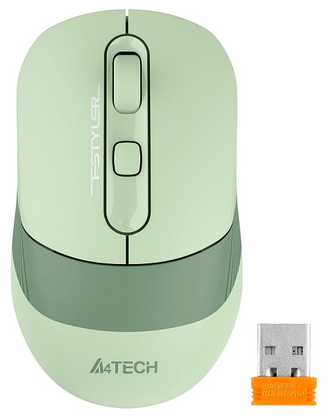 

Мышь Wireless A4Tech Fstyler FB10C зеленый оптическая (2400dpi) BT/Radio USB (4but) 1583830, Fstyler FB10C