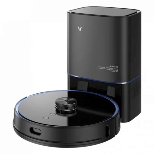 Робот-пылесос Viomi Robot Vacuum Cleaner S9 сухая/влажная уборка, объём пылесборника 0.3л, контейнер для воды 0.25л, 36Вт, 3 режима, чёрный