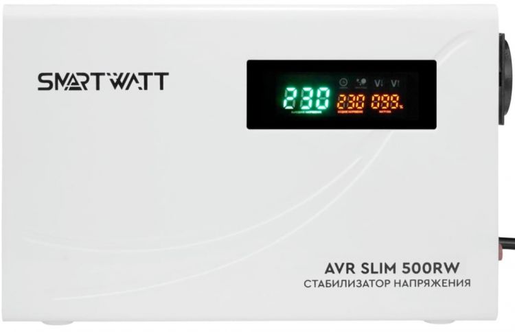 Стабилизатор напряжения SmartWatt AVR SLIM 500RW настенный