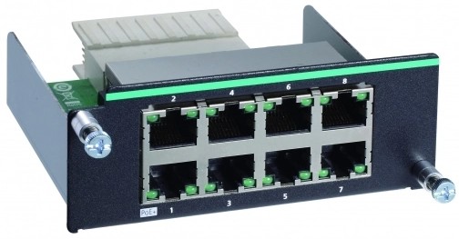 

Модуль MOXA IM-6700A-8PoE IM module with 8 10/100BaseT(X) PoE/PoE+ ports, IM-6700A-8PoE