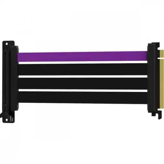 

Кабель Cooler Master MCA-U000C-KPCI40-200 PCI-E 4.0 x16 Riser Cable 90 degree - 200mm, black/purple, MCA-U000C-KPCI40-200