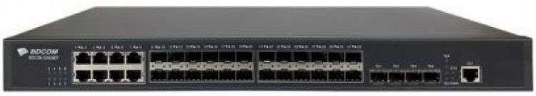 Коммутатор BDCom S2900-24S8C4X 16*GE SFP, 8*GE TX/SFP combo, 4*GE/10GE SFP+, standard AC220V power supply сервер xfusion 02311xcx 1288h v5 4 3 5 inch hdd chassis with 2 ge and 2 10ge sfp without optical transceiver h12h 05 for oversea
