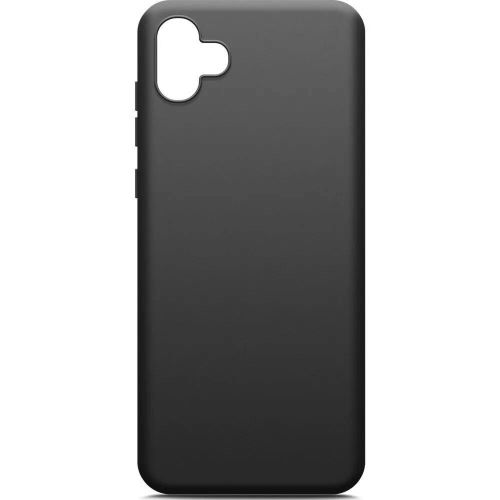 Чехол BoraSco Silicone Case матовый для Samsung Galaxy A04 черный