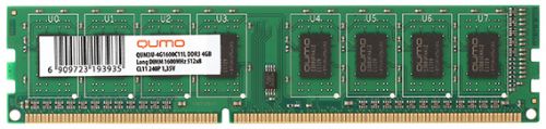 Модуль памяти DDR3 4GB Qumo QUM3U-4G1600K11L PC3-12800 1600MHz CL11 1.35V