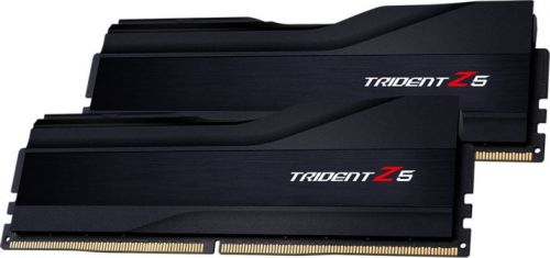 Модуль памяти DDR5 32GB (2*16GB) G.Skill F5-6400J3239G16GX2-TZ5K TRIDENT Z5 black PC5-51200 6400MHz CL32 1.4V - фото 1