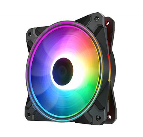 Вентилятор для корпуса Deepcool CF120 PLUS 120x120x25mm, RGB led, 500-1800rpm, 52.5 CFM, 28.8 dBA, 4