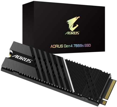 Накопитель SSD M.2 2280 GIGABYTE GP-AG70S2TB AORUS Gen4 7000s 2TB PCIe Gen4x4 with NVMe 3D TLC 7000/6850MB/s IOPS 650K/700K MTBF 1.6M RTL - фото 5