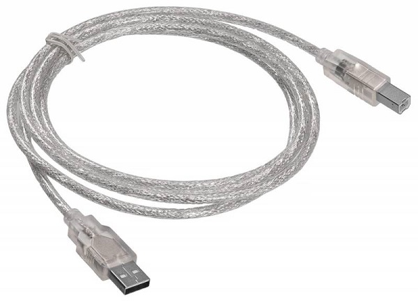 

Кабель интерфейсный USB 2.0 Buro USB2.0-AM/BM-TRANS 1.8м, прозрачный, USB2.0-AM/BM-TRANS