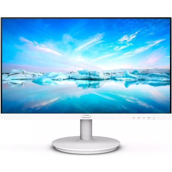 Монитор 23,8" Philips 241V8AW/01 LED, IPS, 1920x1080, 16:9, 75Hz, 4ms, 250cd/m2, 1000:1, 178°/178°, HDMI, VGA, белый