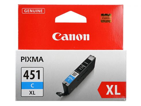 

Картридж Canon CLI-451C XL 6473B001 для MG6340, MG5440, IP7240, голубой, 660 стр, CLI-451C XL