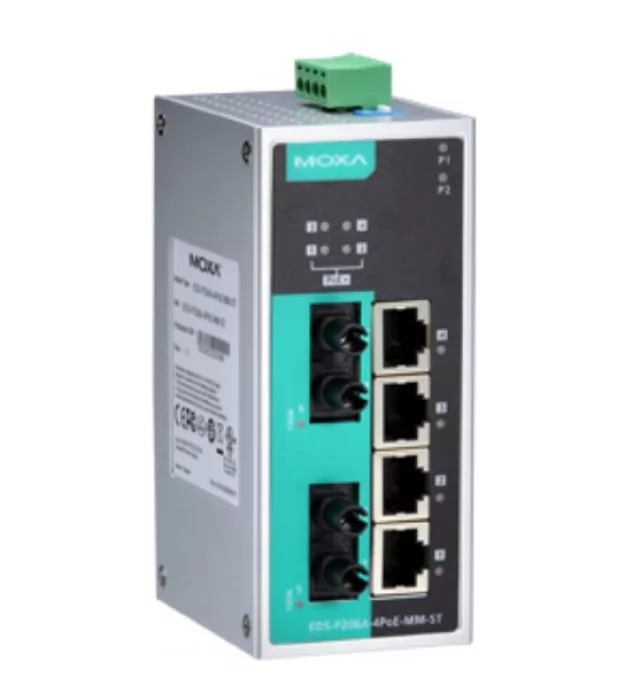 MOXA EDS-P206A-4PoE-MM-ST