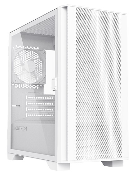 

Корпус mATX Montech AIR 100 LITE WHITE без БП, боковая панель из закленного стекла, USB 2.0, 2*USB 3.0, audio, AIR 100 LITE WHITE