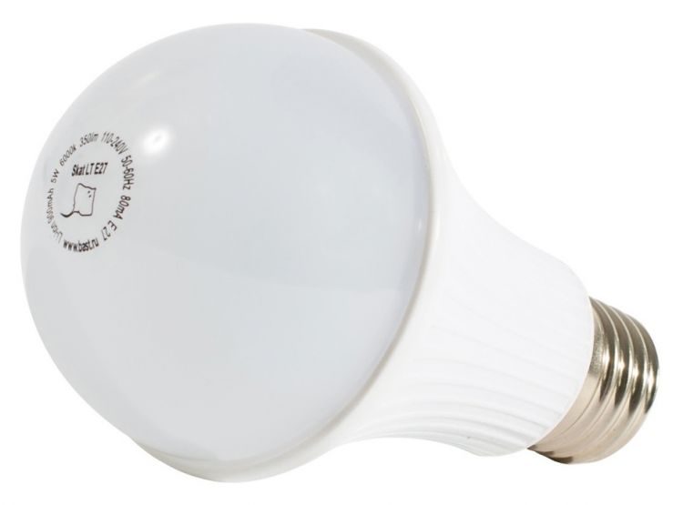 Лампа Бастион SKAT LED-220 E27 аварийного освещения АКБ Li-ion 5 W, 6000 k, 350 лм, 3ч