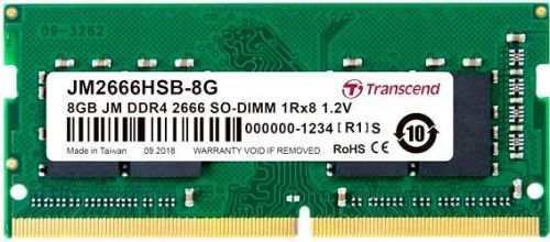 Модуль памяти SODIMM DDR4 8GB Transcend JM2666HSB-8G JetRam PC4-21300 2666MHz CL19 1.2V RTL