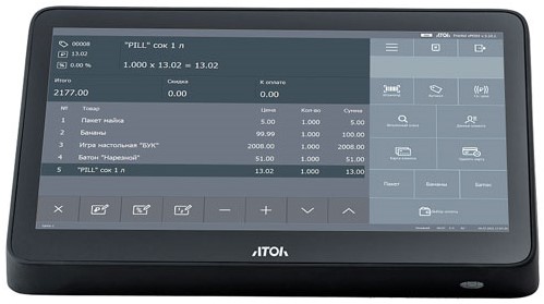 Терминал АТОЛ Optima V7 сенсорный (11.6