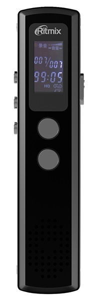 Цифровой диктофон Ritmix RR-120 8GB black