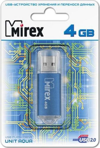 

Накопитель USB 2.0 4GB Mirex UNIT, UNIT