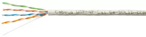 Cabeus UTP-4P-Cat.5e-SOLID-CCA