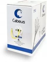 Cabeus UTP-4P-Cat.5e-SOLID-YL