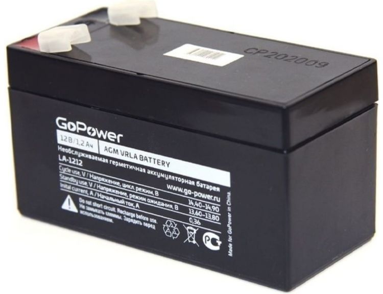Батарея GoPower 00-00015319 LA-1212 12V 1.2Ah