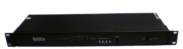 Медиа-конвертер Optiset OS-4E1 120Ohm impedace+Fast Ethernet/SFP 155Mbps slot,48VDC; 220VAC,19