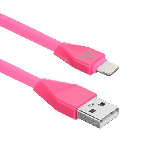 

Кабель интерфейсный ACD ACD-U920-P5M Life Lightning; USB-A TPE, 1м, маджента, ACD-U920-P5M