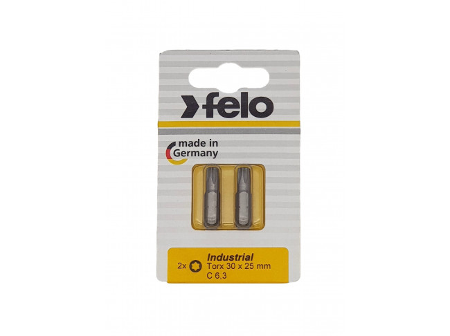 

Бита Felo 02630036 Torx 30X25, серия Industrial, 2 шт в блистере, 02630036