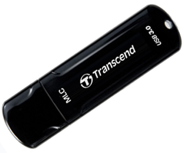 Накопитель USB 3.0 16GB Transcend JetFlash 750 TS16GJF750K черный