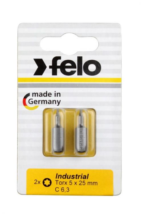 

Бита Felo 02605036 серии Industrial TX 5х25, 2шт на блистере, 02605036