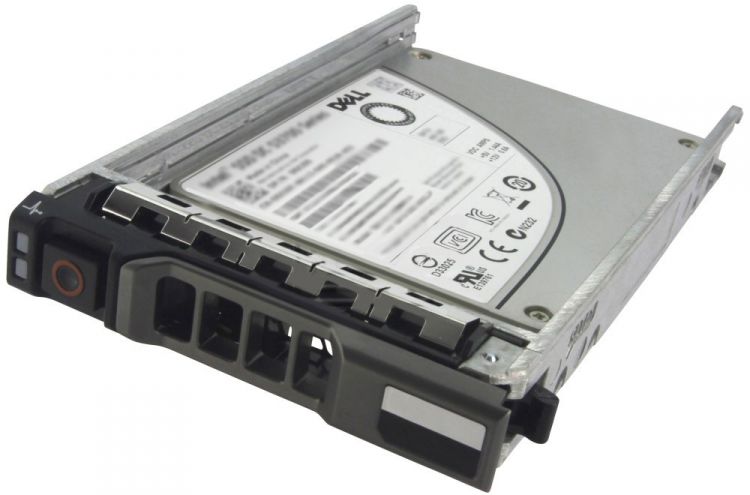 Накопитель SSD 2.5'' Dell 400-AXQU 960GB SAS 12Gb/s 512, 1DWPD, 1752 TBW, Hot Plug Fully Assembled kit for G14 - фото 1