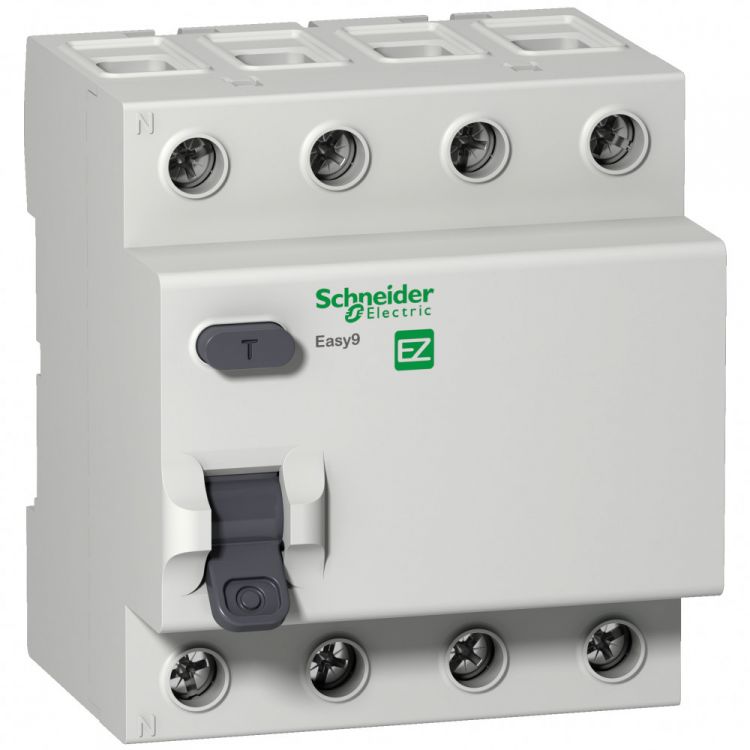 

Выключатель дифференциального тока (ВДТ, УЗО) Schneider Electric EZ9R64440 EASY 9 УЗО 4P 40А 300мА AC, EZ9R64440