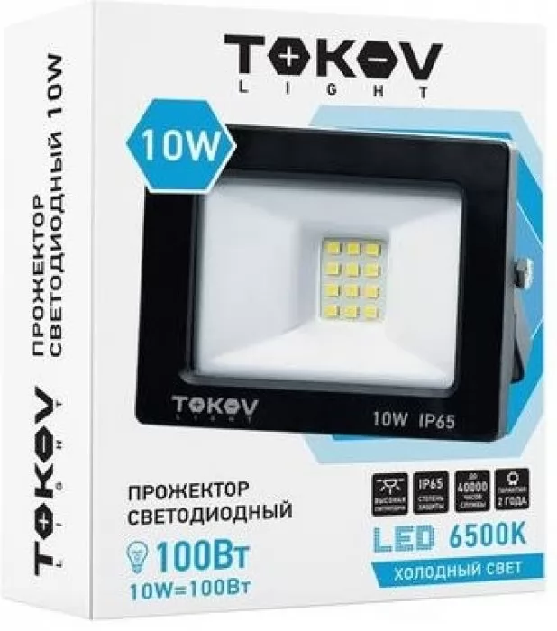 TOKOV ELECTRIC TKL-FL/LED-10-6.5K-IP65