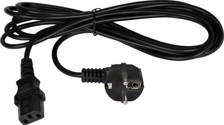 кабель питания schuko iec 320 c13 3м tlk tlk pcc06 030 Кабель питания TLK TLK-PCC06-030 евровилка с заземлением, 6А, 3м