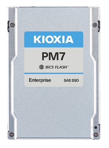 Накопитель SSD 2.5'' Toshiba (KIOXIA) KPM71VUG12T8 PM7-V 12.8TB SAS 24G TLC 4100/3700 MB/s IOPs 720K/330K TBW 70080 DWPD 3