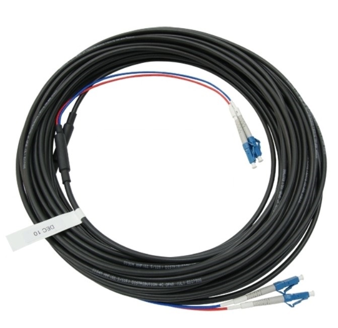 

Кабель Opticis LLMD-625DT-40 дуплексный многомодовый оптоволоконный с разъемами 2LC-2LC в защитной оболочке, LLMD-625DT-40