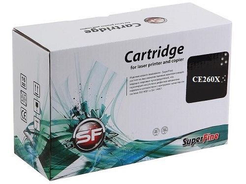 Картридж SuperFine SF-CE260X для HP CE260X CLJ CP4025/4525 Black SuperFine